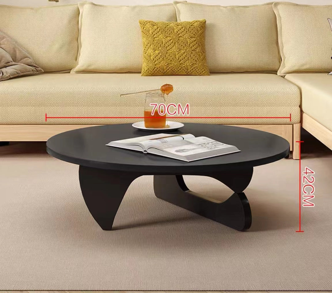 Round Wood Coffee Table