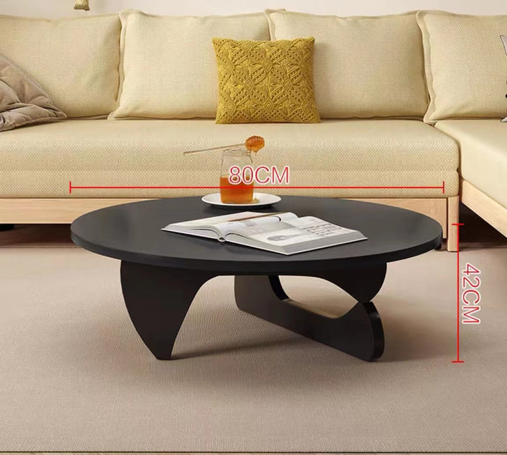 Round Wood Coffee Table