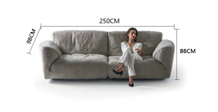 Asher 2 Piece Upholstered Chaise Sectional