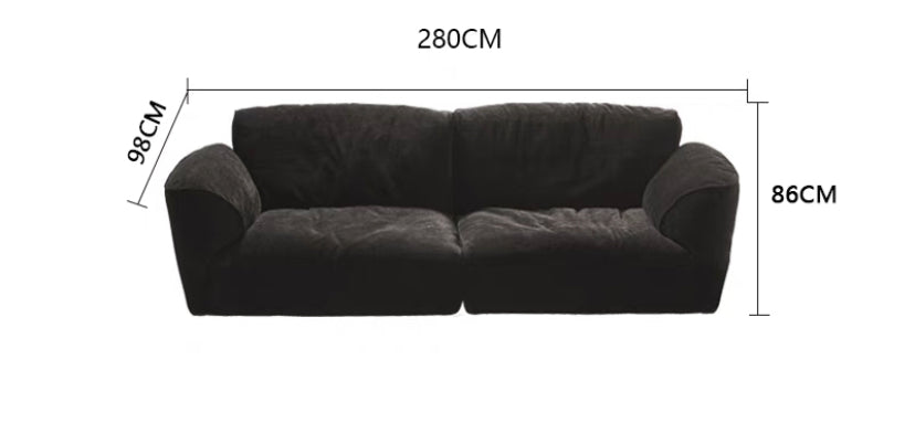 Asher 2 Piece Upholstered Chaise Sectional