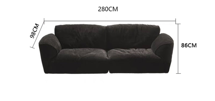 Asher 2 Piece Upholstered Chaise Sectional