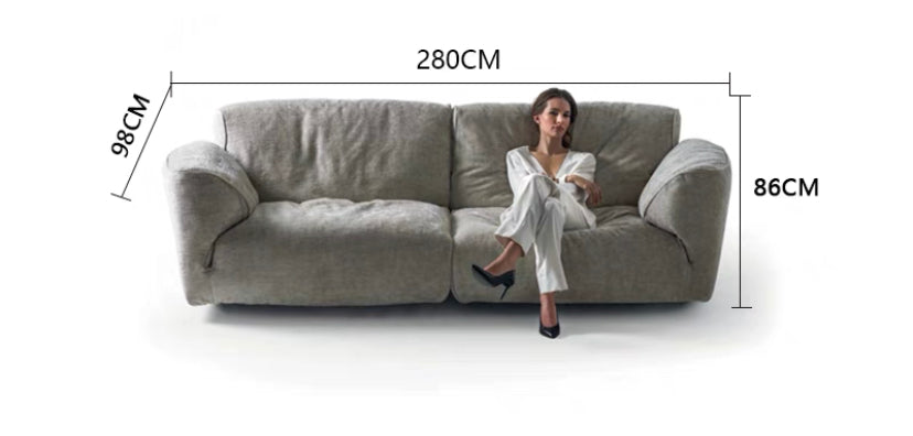 Asher 2 Piece Upholstered Chaise Sectional