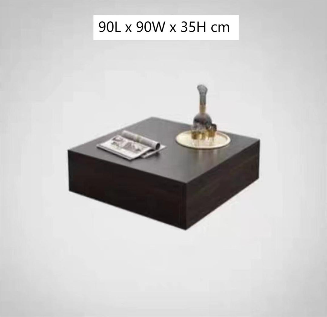 Smoked Oak Wood Coffee Table