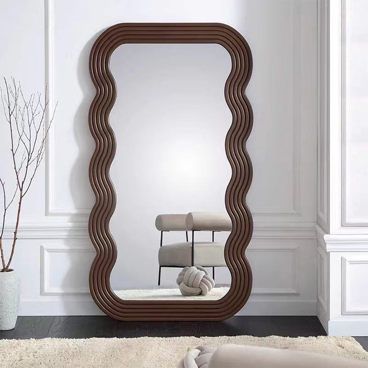 Undulating Mirror Full-length Mirror Retro Mirror Wall-mounted Mirror