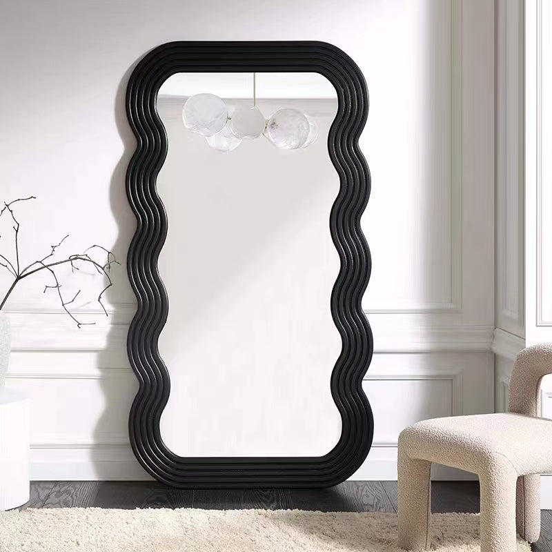 Undulating Mirror Full-length Mirror Retro Mirror Wall-mounted Mirror