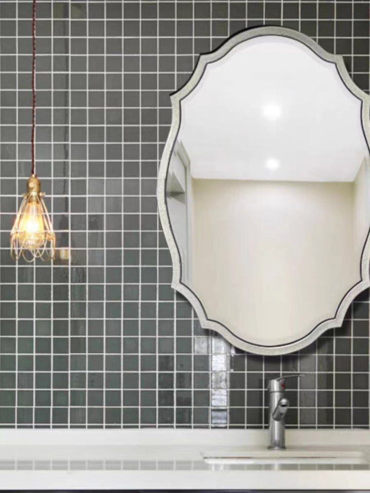 French Retro Wall Hanging Mirror Decor Mirror