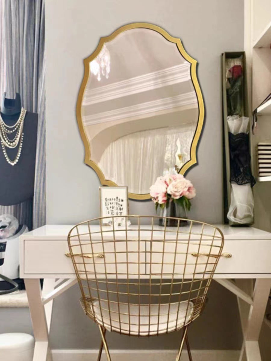 French Retro Wall Hanging Mirror Decor Mirror