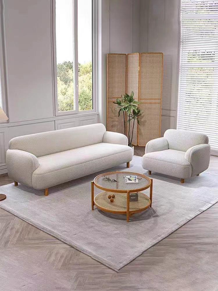Modern Boucle Sofa