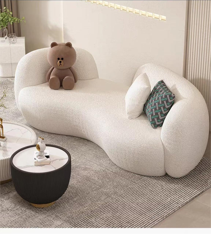 Modern Boucle Sofa
