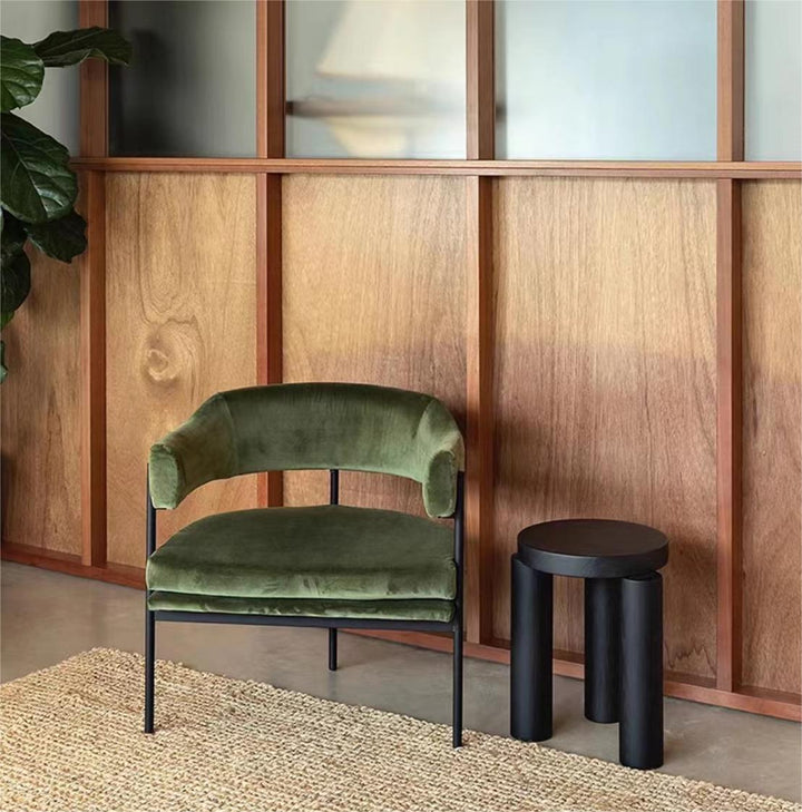 Wooden Coffee Table Round Solid Wood End Table