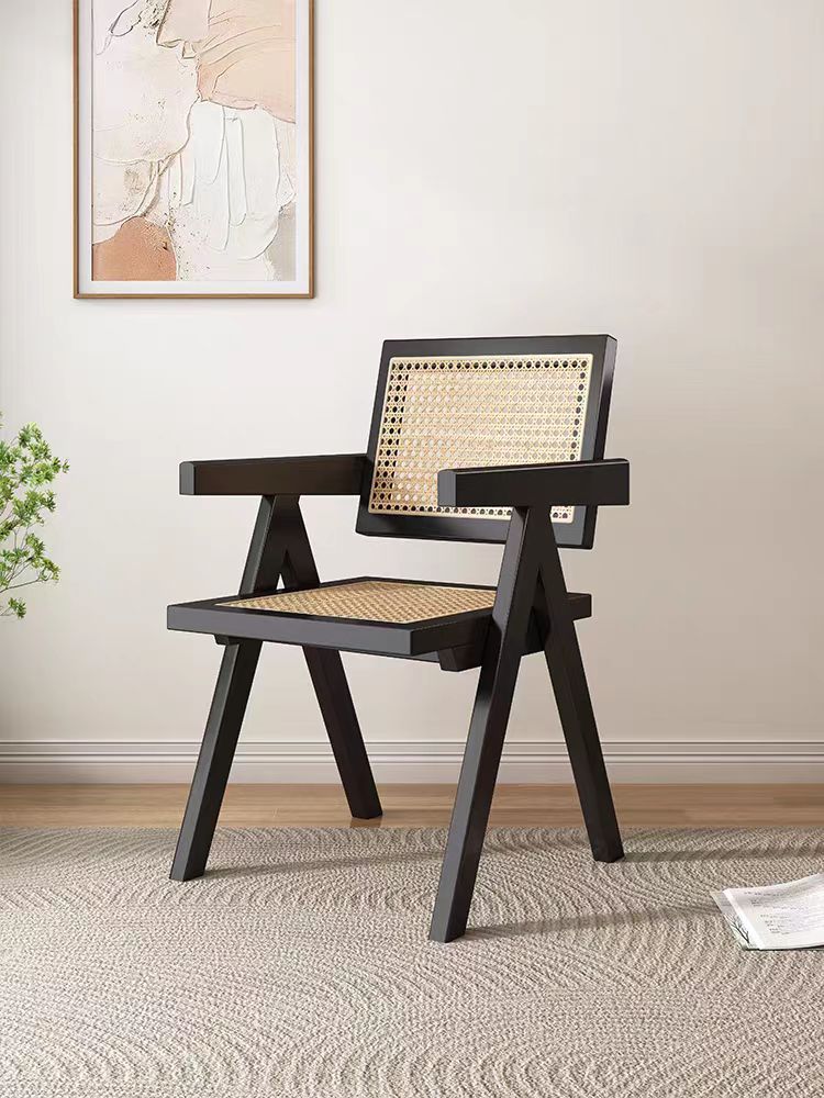 Studio Armchair Photoshoot Set Chair Prop Rattan