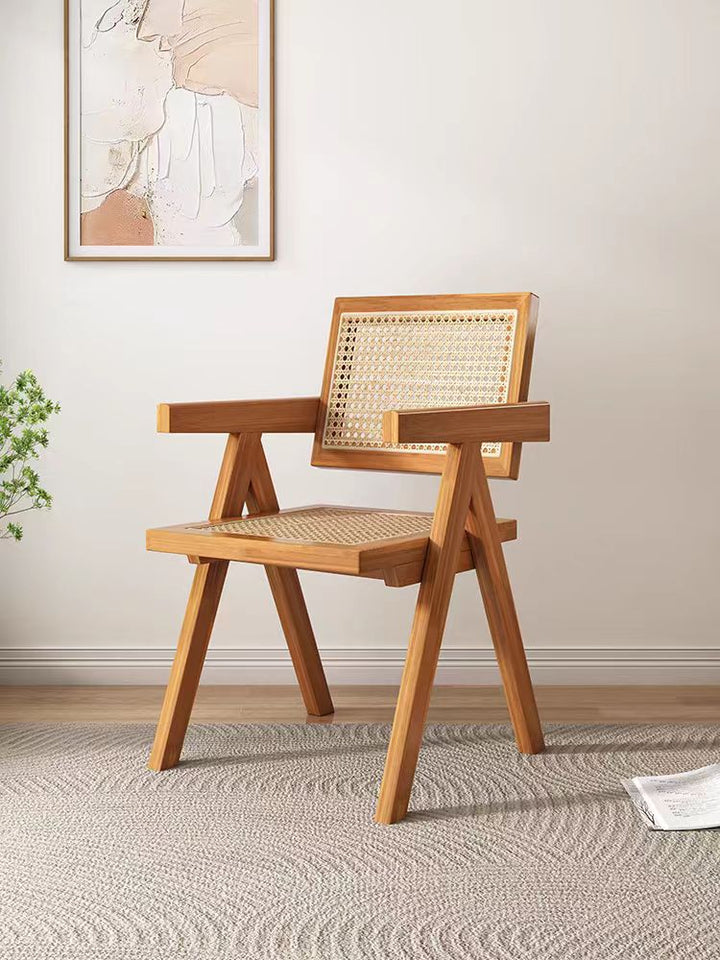 Studio Armchair Photoshoot Set Chair Prop Rattan