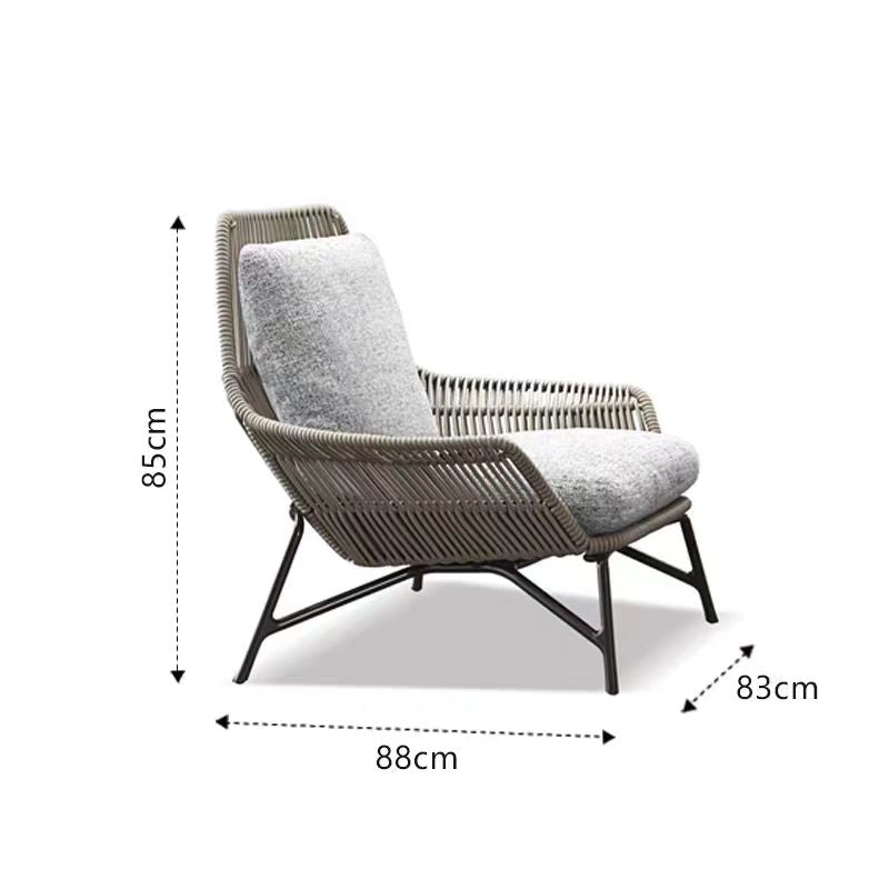 Woven Side Chair Outdoor Set Woven Coffee Table