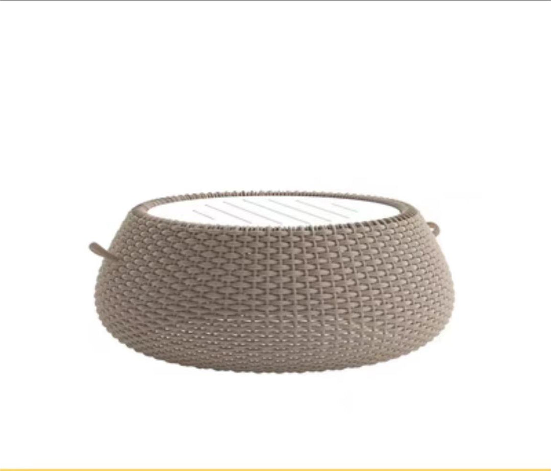 Woven Side Chair Outdoor Set Woven Coffee Table