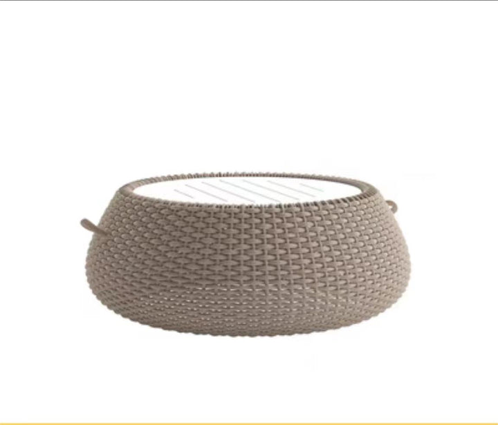 Woven Side Chair Outdoor Set Woven Coffee Table