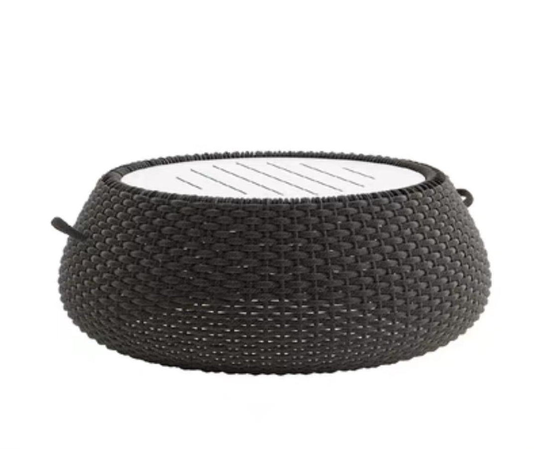 Woven Side Chair Outdoor Set Woven Coffee Table