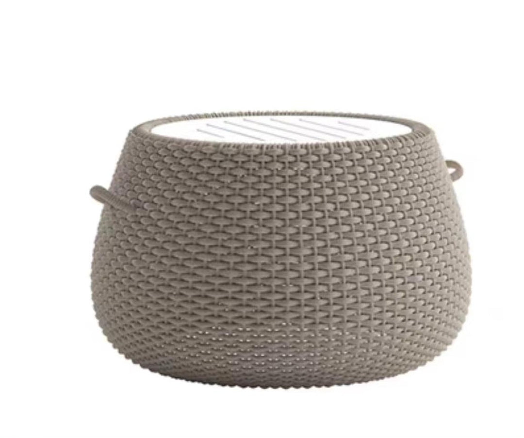 Woven Side Chair Outdoor Set Woven Coffee Table