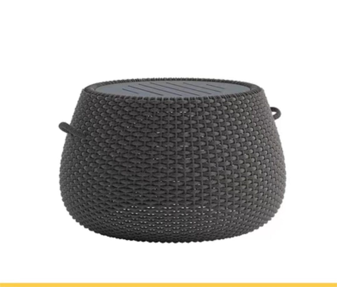 Woven Side Chair Outdoor Set Woven Coffee Table