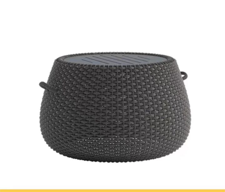 Woven Side Chair Outdoor Set Woven Coffee Table