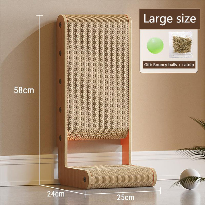 L-shaped Cat Scratching Board Cat Toy