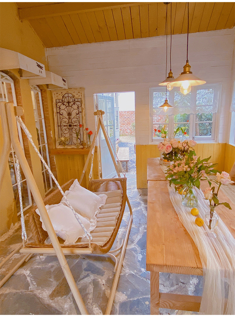 Outdoor Hanging Chair Courtyard Double Hammock Garden Swing Chair