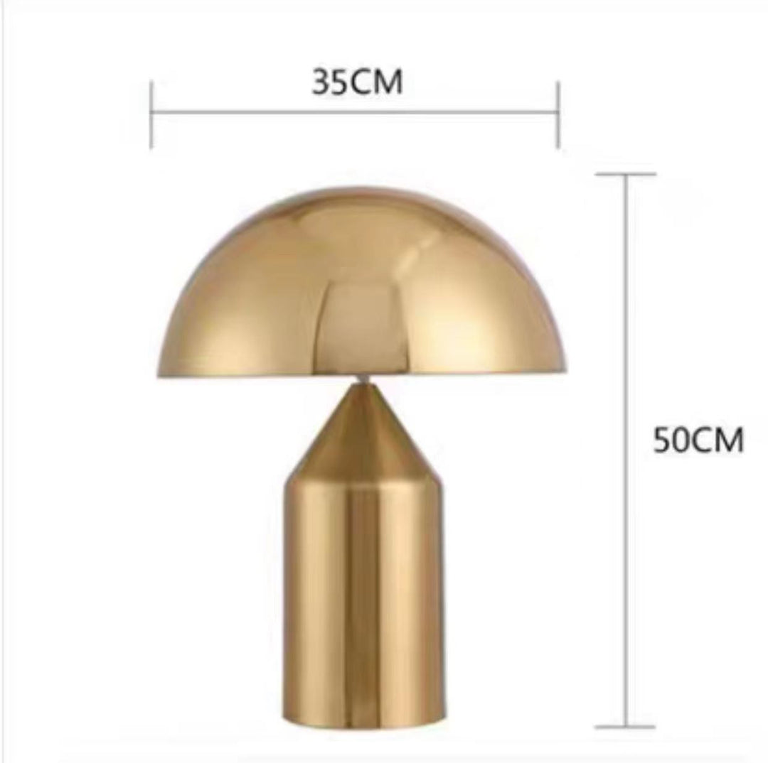 Metal Mushroom Table Lamp