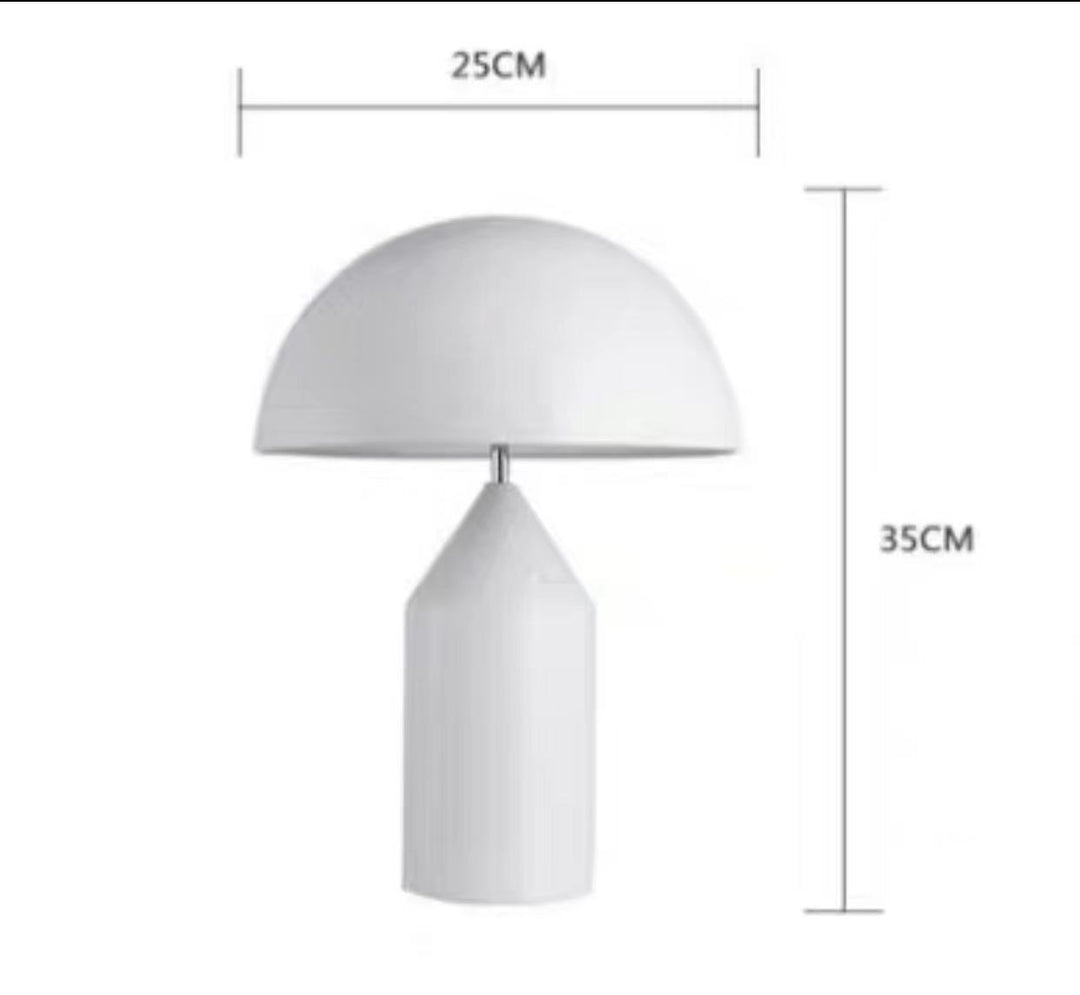 Metal Mushroom Table Lamp