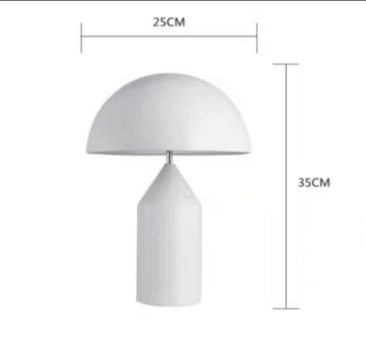 Metal Mushroom Table Lamp