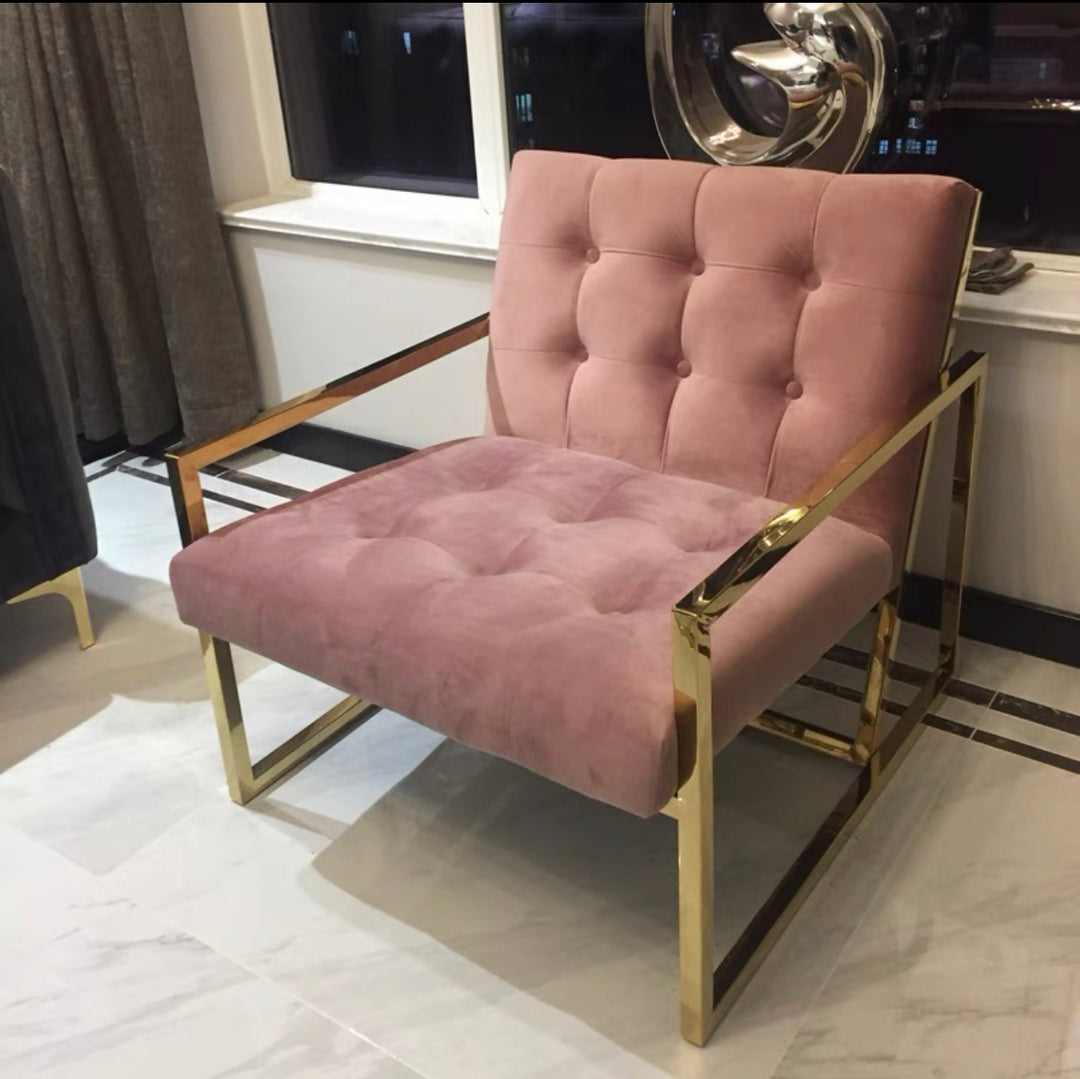 KHLOE Luxury Gold Armchair Sofa