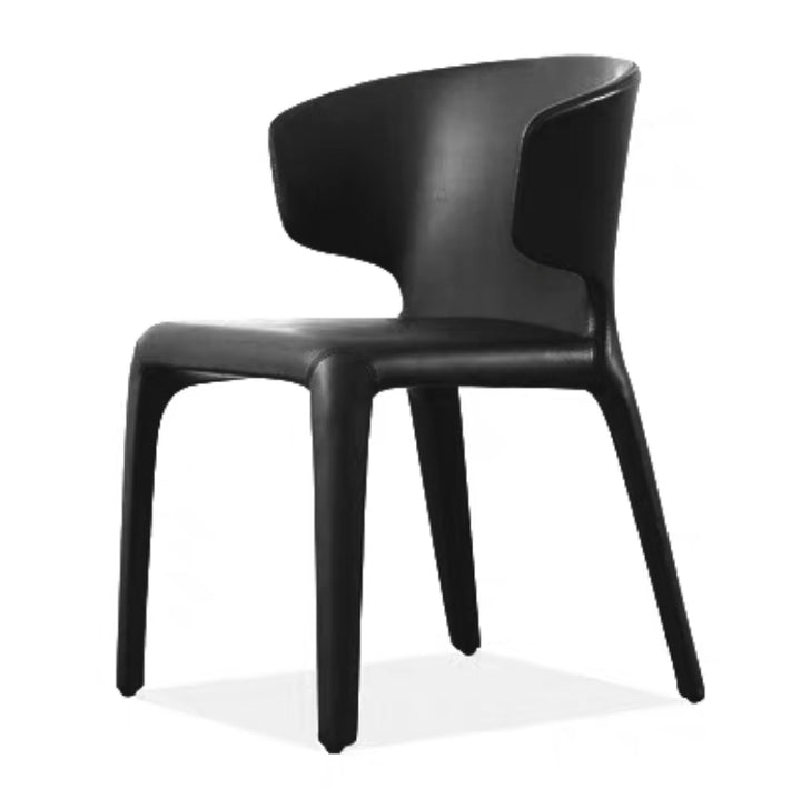 Italian Minimalist Leather Dining Chair
