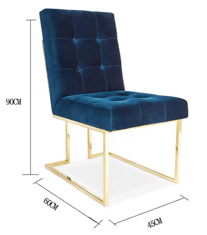 KHLOE Luxury Gold Armchair Sofa