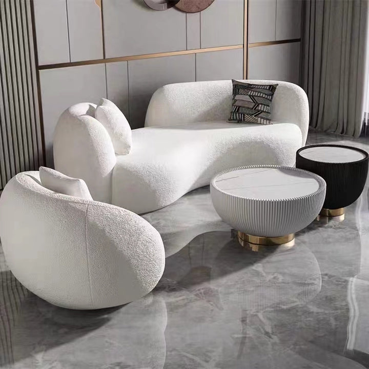Modern Boucle Sofa