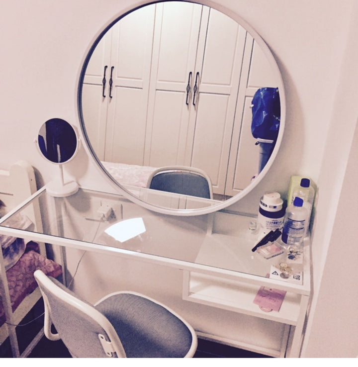 Sophie Modern Industrial Large Round Wall Mirror