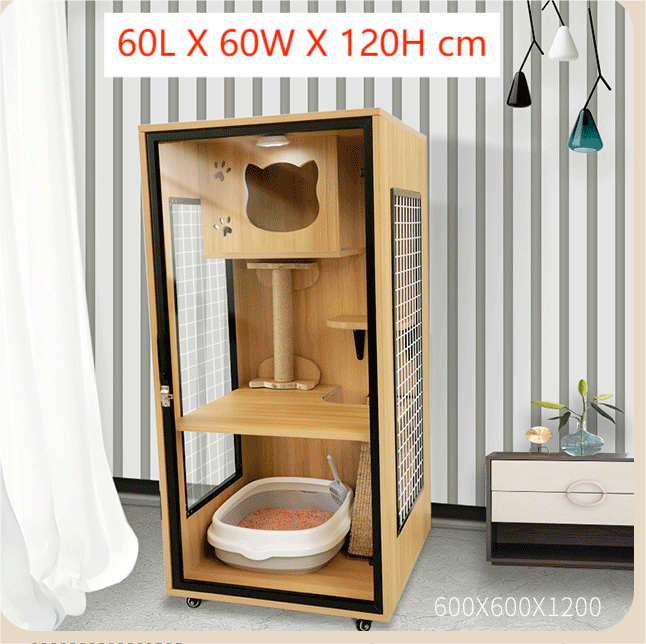 Solid Wood Cat Cage Cat House Cat Cabinet Cat House Custom