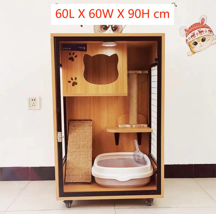 Solid Wood Cat Cage Cat House Cat Cabinet Cat House Custom