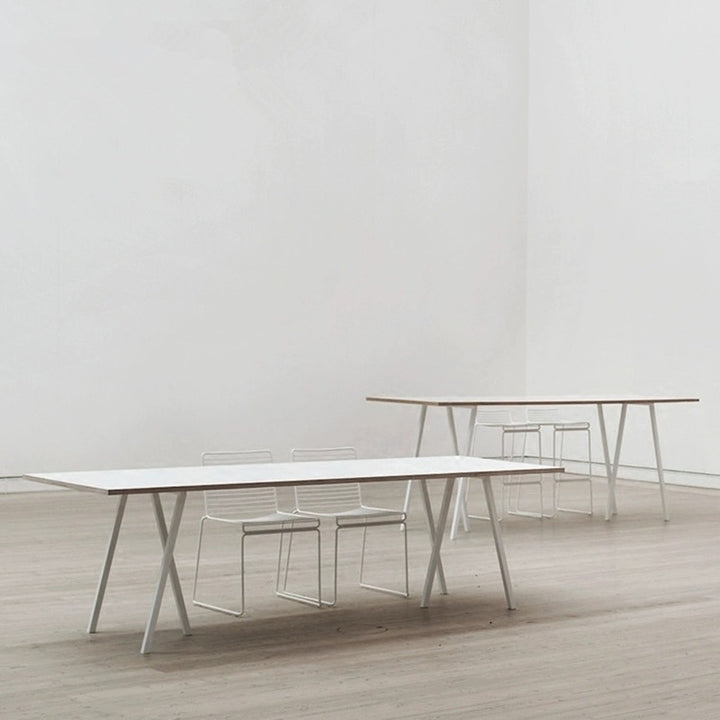 Minimalist Ultra Slim Wooden Dining Office Table