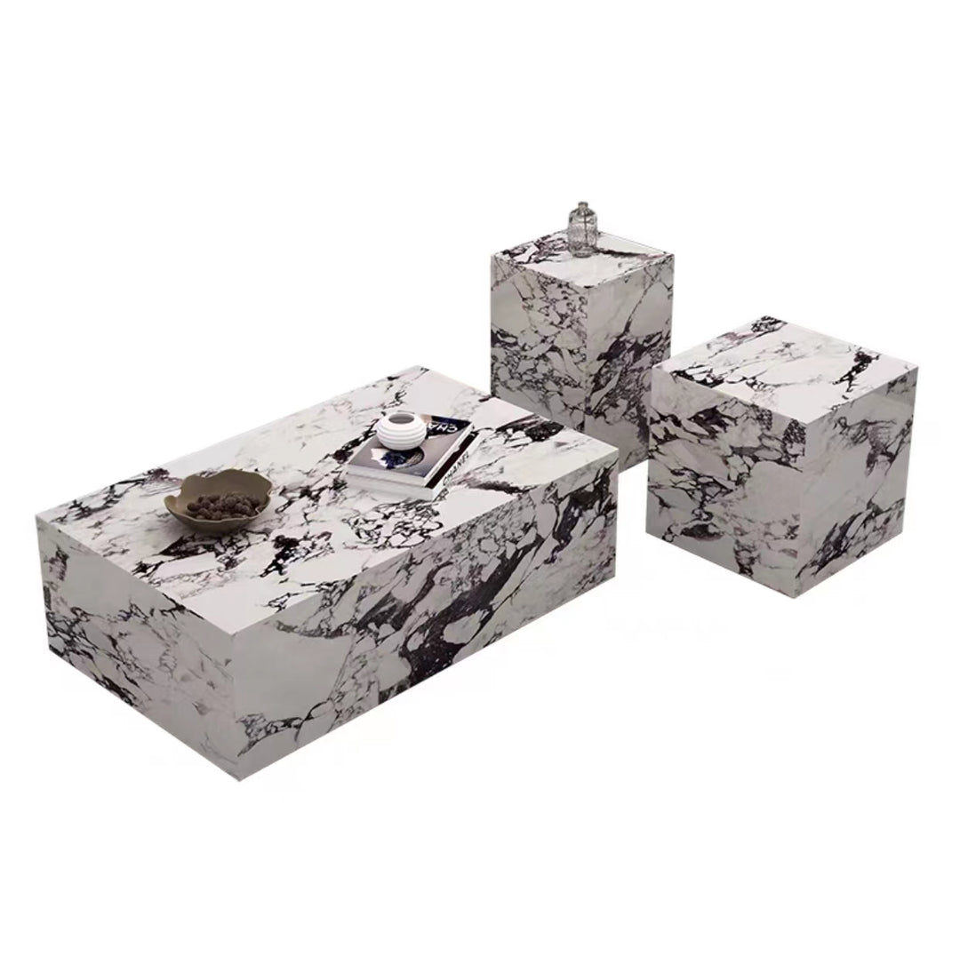 Marble Nesting Coffee Tables Set