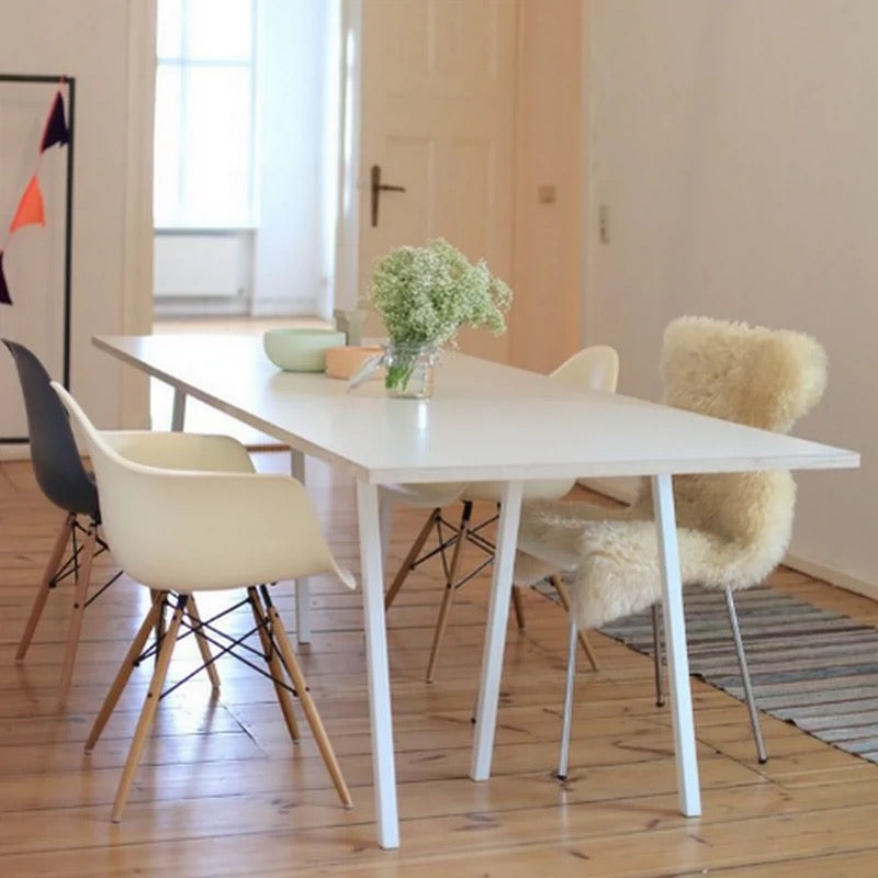 Minimalist Ultra Slim Wooden Dining Office Table