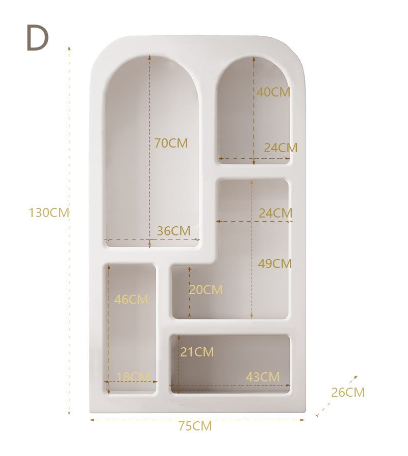 Nordic Cave Cabinet Display Cabinet Decorative Side Cabinet Arched Storage Bookcase