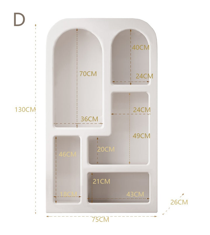 Nordic Cave Cabinet Display Cabinet Decorative Side Cabinet Arched Storage Bookcase