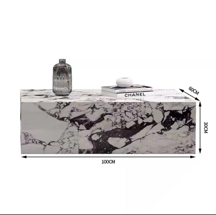 Marble Nesting Coffee Tables Set