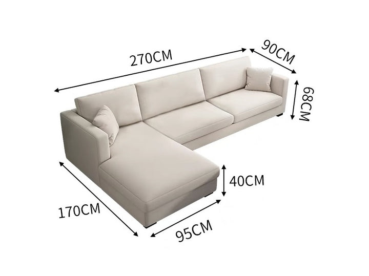 Lonsdale Chaise Sectional Sofa Set