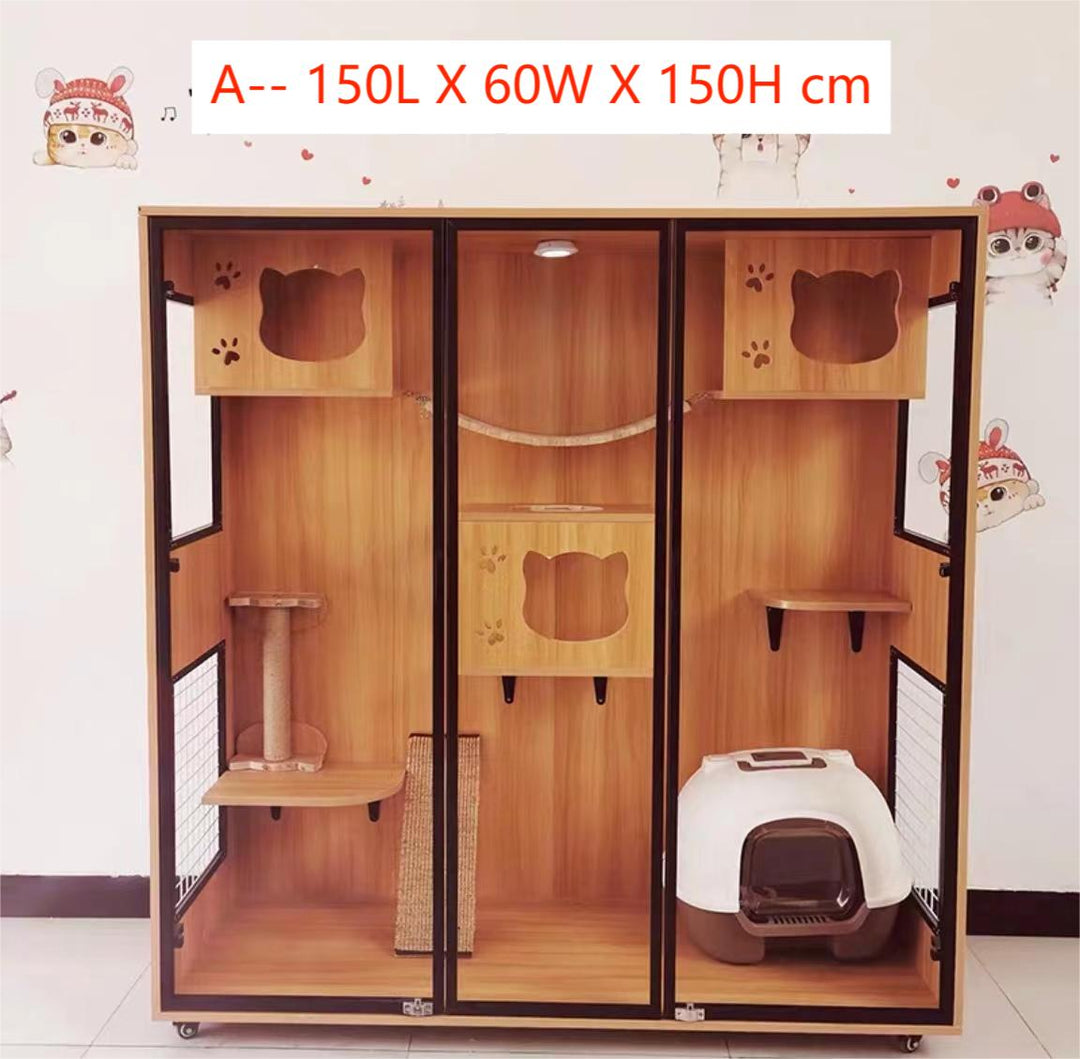 Solid Wood Cat Cage Cat House Cat Cabinet Cat House Custom