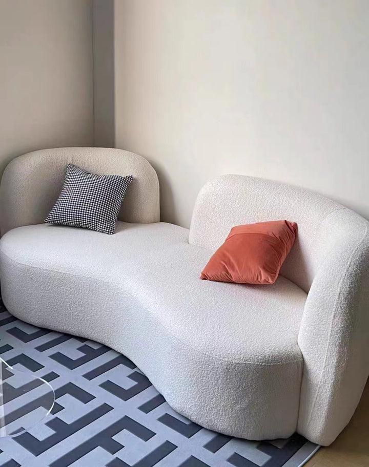 Modern Boucle Sofa