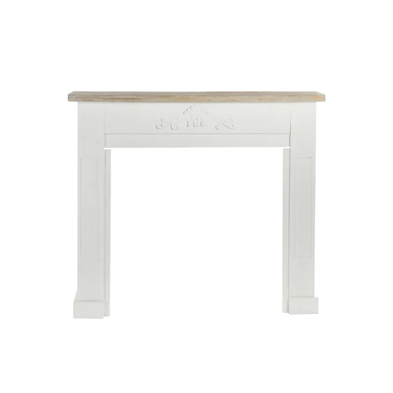 Retro solid wood Fireplace Console Table Living Room Decoration