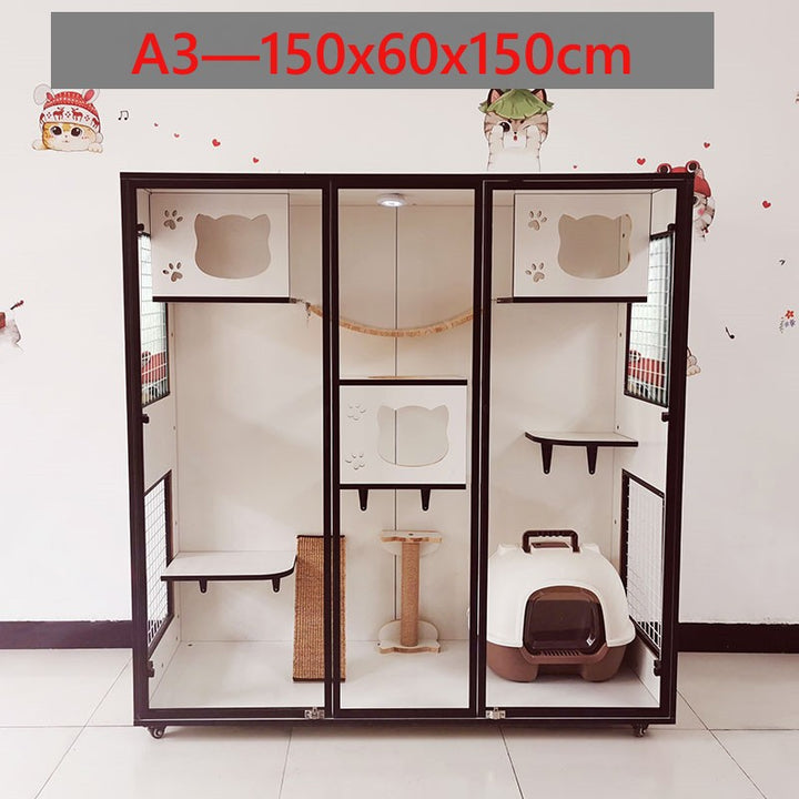Cat Cage Solid Wood Cat House Cat Cabinet Cat House Custom