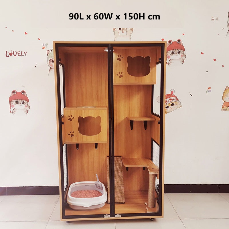Solid Wood Cat Cage Cat House Cat Cabinet Cat House Custom
