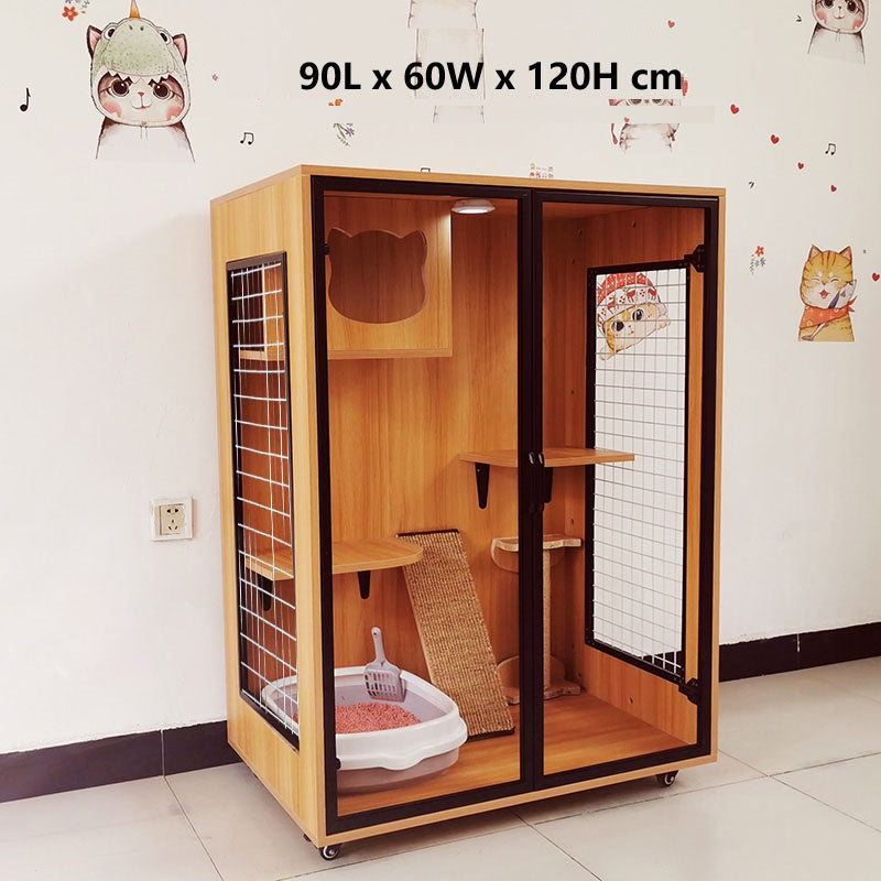 Solid Wood Cat Cage Cat House Cat Cabinet Cat House Custom