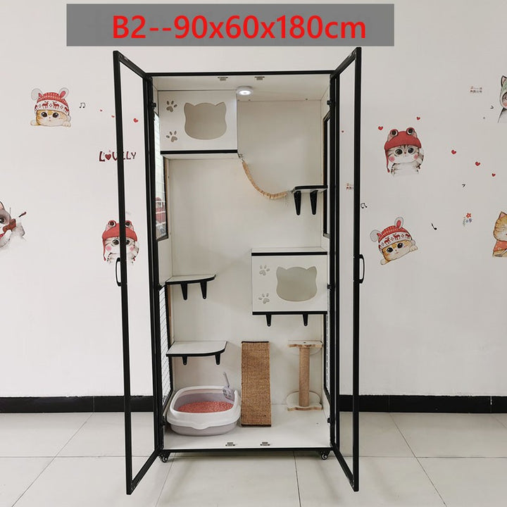 Cat Cage Solid Wood Cat House Cat Cabinet Cat House Custom