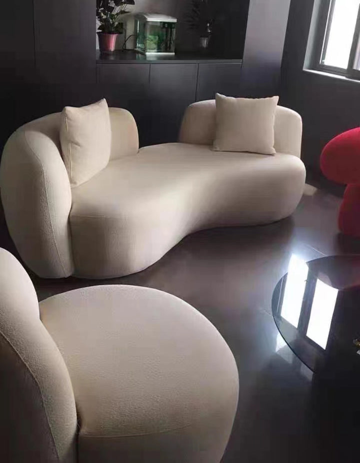 Modern Boucle Sofa